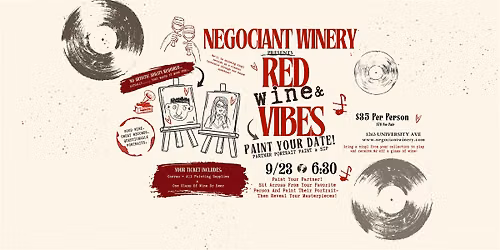 Red Wine & Vibes: PAINT YOUR DATE!