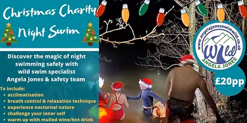 Christmas Charity Cracker Lake Night Swim for Ty-Hafan Hospice