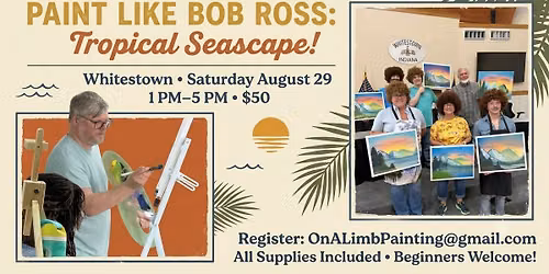 Paint like Bob Ross: Tropical Seascape!