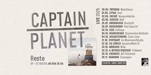 CAPTAIN PLANET - LIVE 2025 | Hamburg