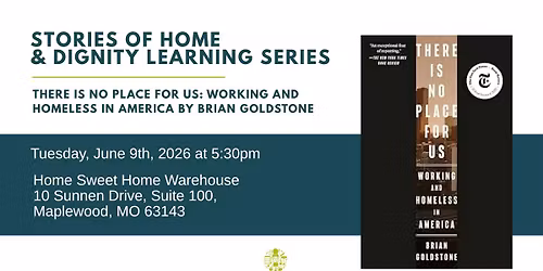 Book Discussion: There Is No Place for Us (Stories of Home & Dignity Learning Series)