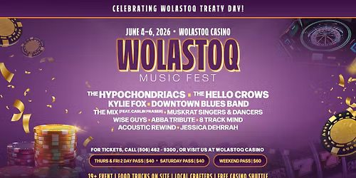 \ud83c\udf89First Annual Wolastoq Music Fest\ud83c\udf89