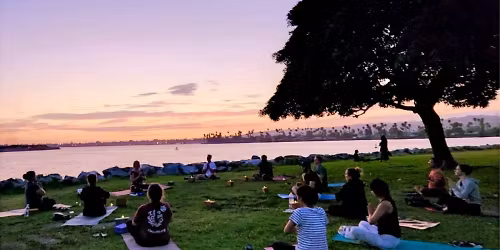 Sunset Yoga at Mission Bay Park