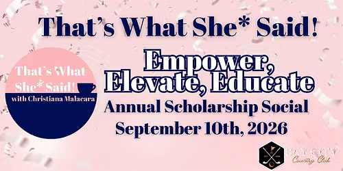 Annual Scholarship Social