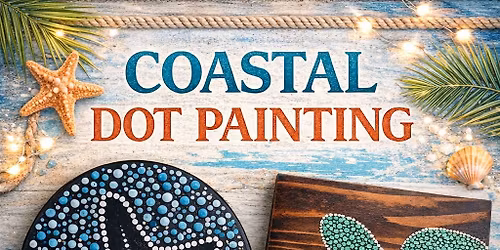 Coastal Dot Painting at Vibrantly Wild 