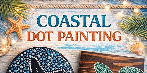 Coastal Dot Painting at Vibrantly Wild