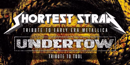Shortest Straw (early era Metallica) + Undertow (TOOL) at the Lincoln Theatre - Raleigh, NC