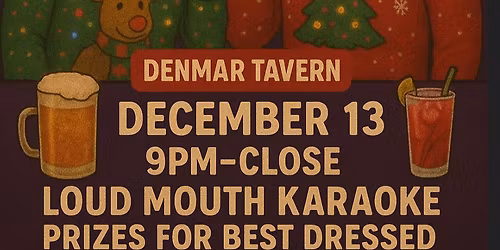 Ugly sweater karaoke