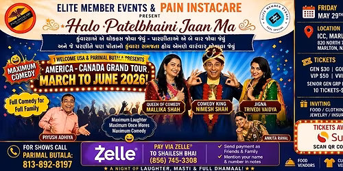 Nimesh Shah's Patel Bhaini Jaan Ma. By Pain Instacare