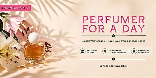 Perfumer for a Day Workshop with Patrizio Santocchi