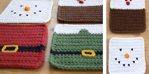 Christmas Crochet Coasters or BYO Project