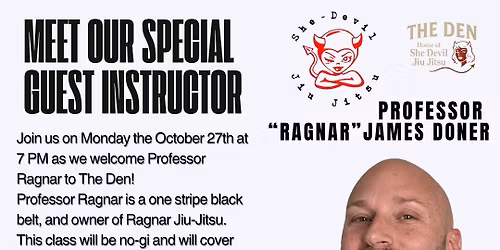 Guest Instructor Ragnar! Professor James Doner
