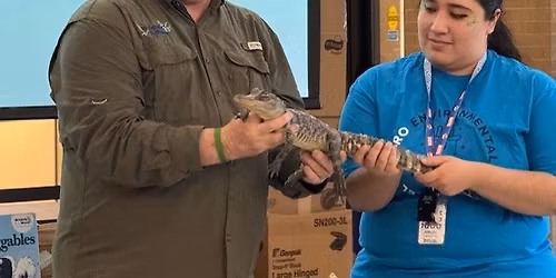 Wildlife On The Move Providing LIVE Animal Interaction Station at Dallas College El Centro EARTH DAY