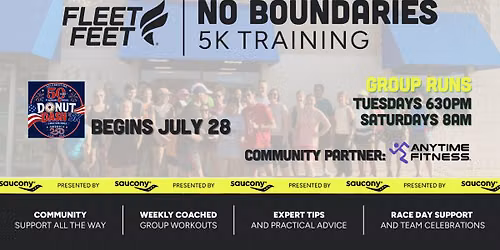 No Boundaries Donut Dash 5k Training Program