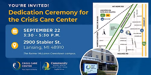 Crisis Care Center Dedication Ceremony