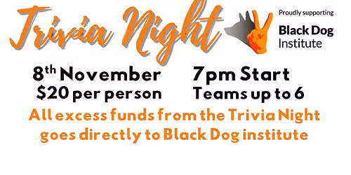 Trivia Night Supporting the Black Dog Institute