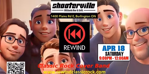 REWIND at Shooterville Billards Bar & Grill in Burlington