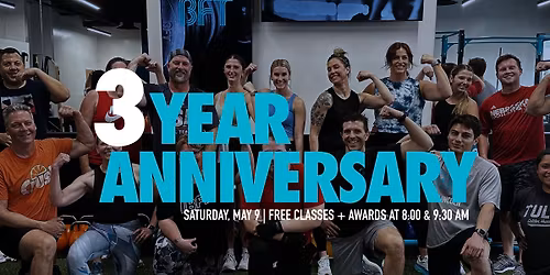 3 Year Anniversary Classes at BFT Lincoln