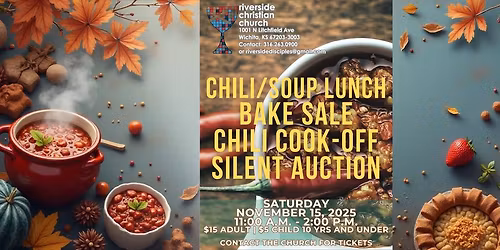 Chili Lunch, Bake Sale, Cook-Off, Silent Auction
