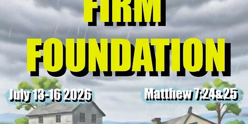 FIRM FOUNDATION Kids Camp 2026
