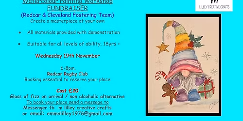 Gonk Watercolour Workshop - sip & Paint