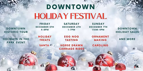 First Friday-Downtown Holiday Festival