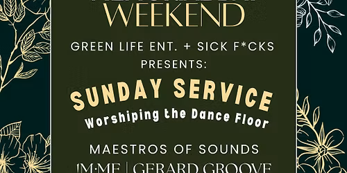 SUNDAY SERVICE | MDW 2026 | DJ. !M:ME & FRIENDS