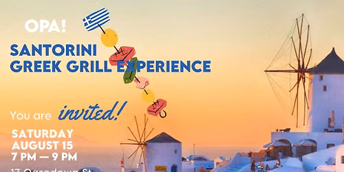 SANTORINI Grecki Grill na tarasie Vienna House by Wyndham Andel's \u0141\u00f3d\u017a 