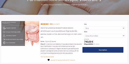 Formation Kin\u00e9sith\u00e9rapie Visc\u00e9rale \u2013 Niveau 1