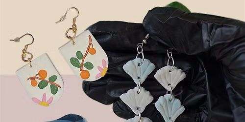 BRSHES, Clay Earring Making  Workshop - Spring Inspired! Edinburgh