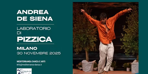 Laboratorio di PIZZICA con Andrea De Siena a Milano - Mediterranea Danza
