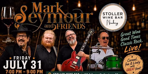 Mark Seymour and Friends at Stoller Wine Bar