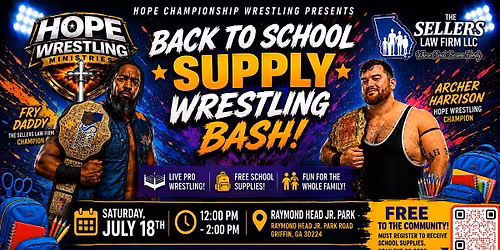 Back to School Supply Wrestling Bash