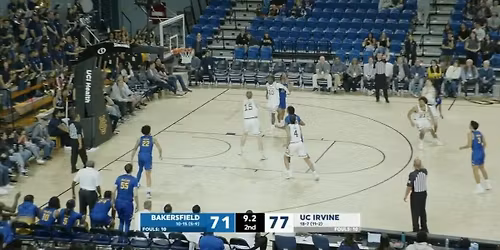 Cal State Bakersfield Roadrunners at UC Irvine Anteaters Mens Basketball at Bren Events Center
