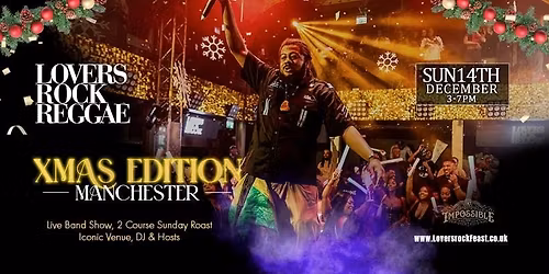 Lovers Rock Reggae Feast - Manchester - Sun 14th December