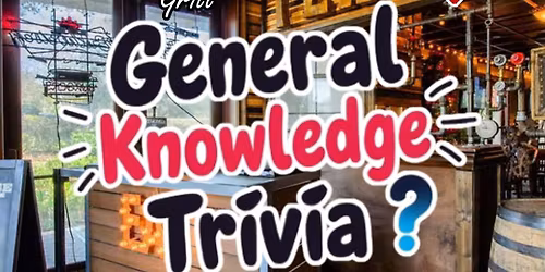 General Knowledge Trivia @ Teak Neighborhood Grill