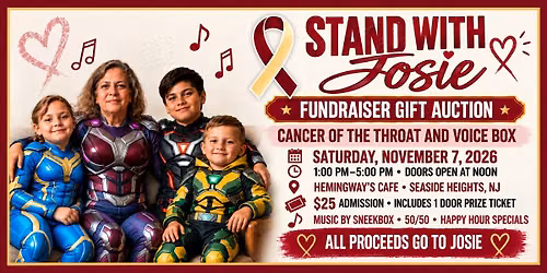 STAND WITH JOSIE - GIFT AUCTION with SNEEKBOX