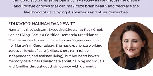 Lifestyle & the Impact on Dementia 