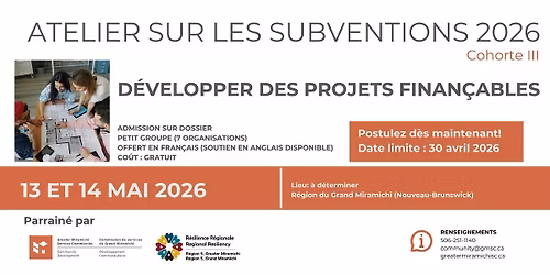 Atelier sur les subvention 2026 [Cohorte III]