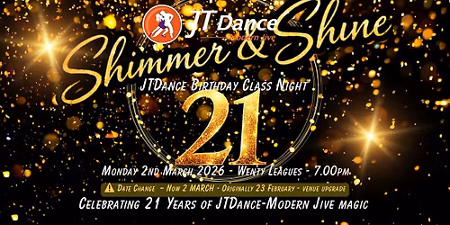 JTDance Mode Monday\ud83c\udf1f Shimmer & Shine-JTDance Turns 21 \ud83c\udf1fDate Change
