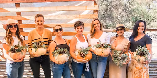 Succulent Pumpkins Workshop at Fowler Ranch