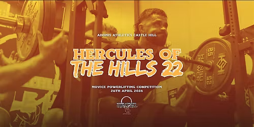 Hercules Of The Hills 22 - Novice Powerlifting Competition