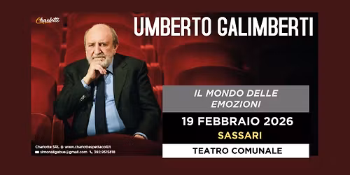 SASSARI - TEATRO COMUNALE - Umberto Galimberti - Il mondo delle emozioni