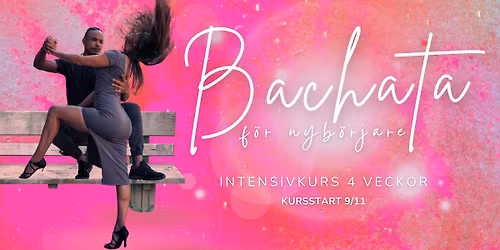 Bachata f\u00f6r Nyb\u00f6rjare - Intensivkurs 4 veckor!