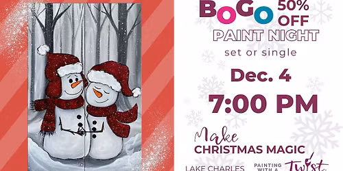 BOGO 50%off Paint Night! Melt My Heart- set or single