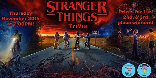 Stranger Things Trivia Night
