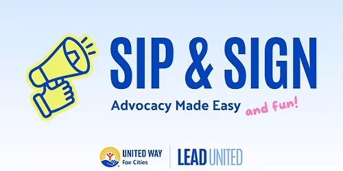 Sip & Sign Advocacy Event