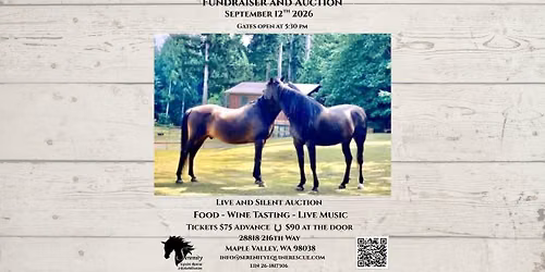 Serenity Equine Rescue Hearts and Horses Fundraiser and Auction