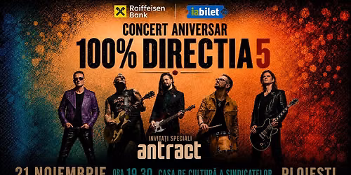 Concert Direcția 5 la Casa de Cultură a Sindicatelor Ploiești