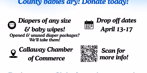 Leadership Callaway Wipes & Dipes Diaper Drive